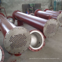 Intercambiador de calor de tubas de titanio para equipos marinos